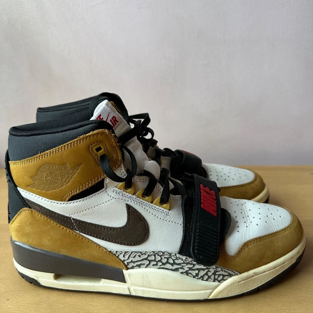 RARE Nike Air Jordan 1 Legacy 312 ROY Mens Shoes AV3922-102 Size 10.5 Rookie Tan